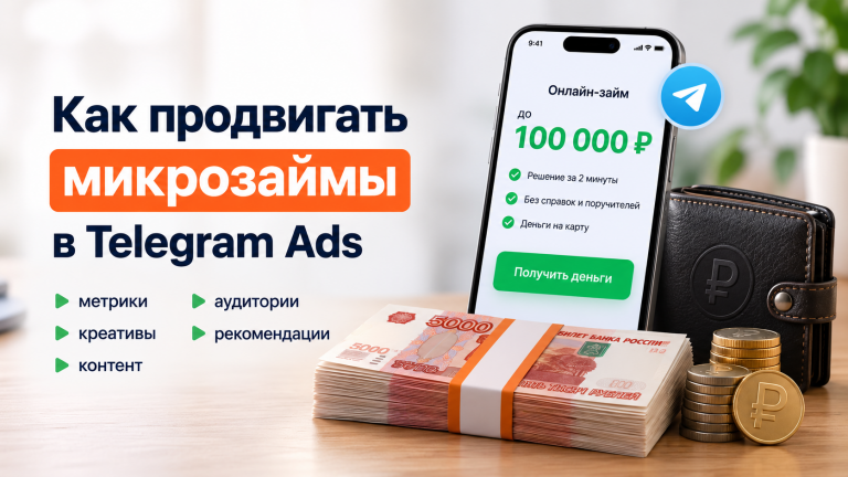 Как запускать рекламу в Telegram Ads для микрозаймов: пошаговый план