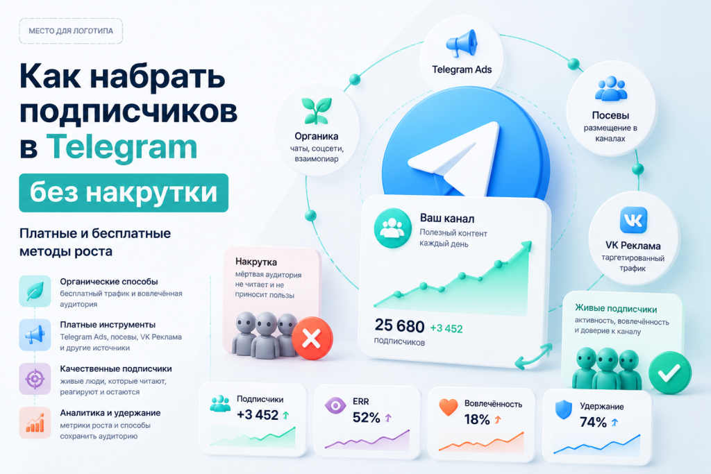 Как набрать подписчиков в Telegram без накрутки: платные и бесплатные методы