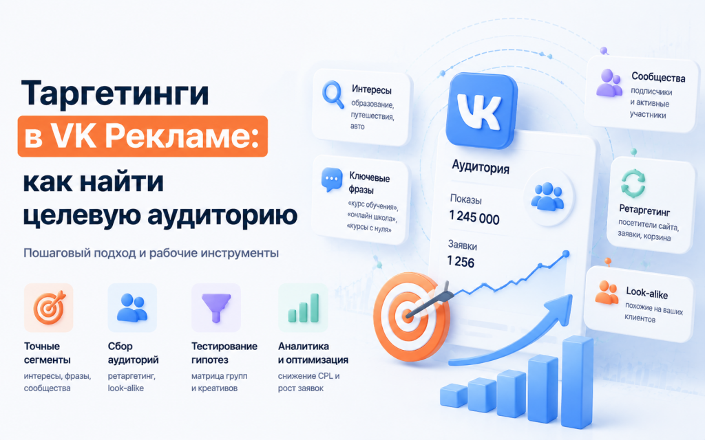 Таргетинги в VK Рекламе: как найти целевую аудиторию