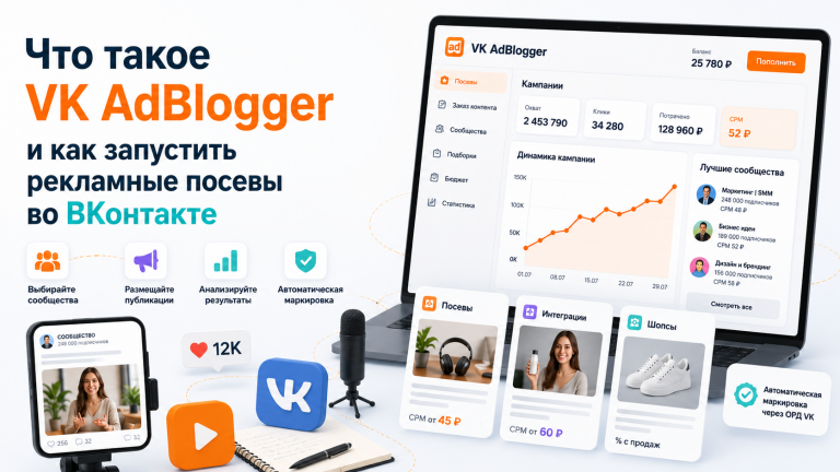 Что такое VK AdBlogger и как через него запускать посевы