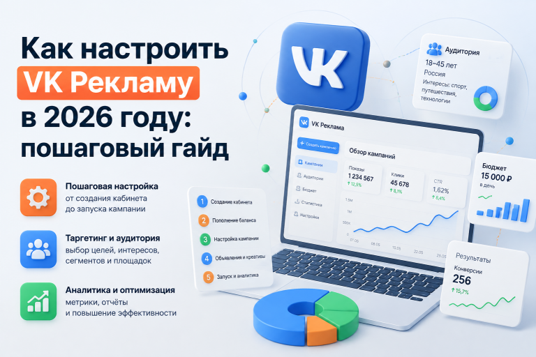 Как настроить VK Рекламу в 2026 году: пошаговый гайд