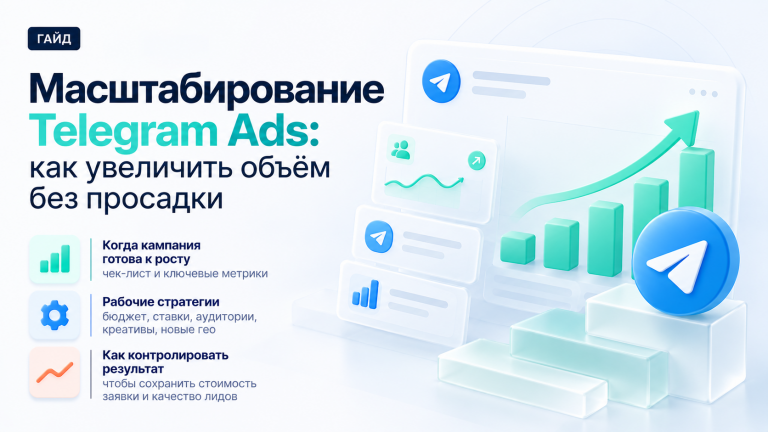 Как масштабировать Telegram Ads без роста стоимости результата