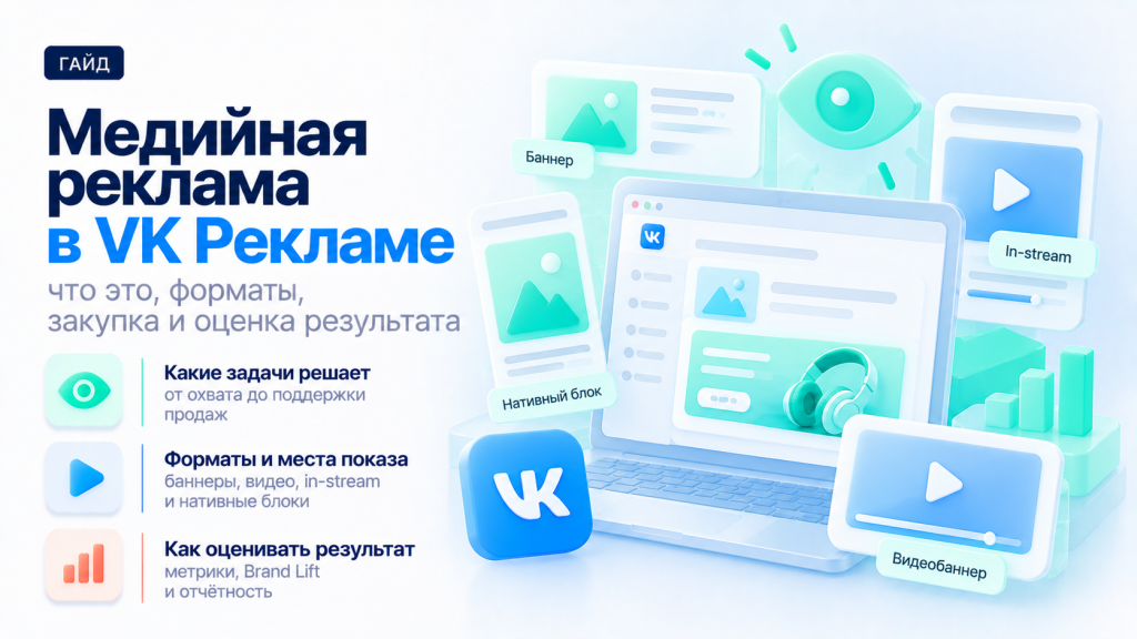 Медийная реклама: форматы, закупка и оценка результата